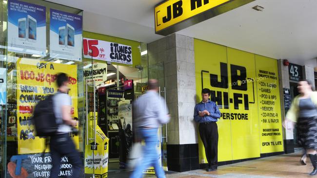 JB Hi-Fi says it has not yet made a decision. Picture: Ric Frearson