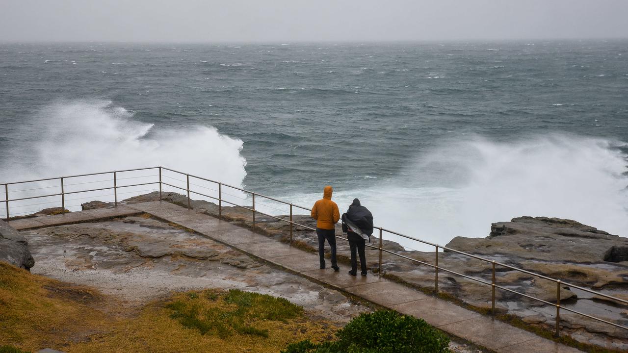 Wild surf weather at Sydney's Eastern Beaches. Picture: NCA NewsWire / Flavio Brancaleone