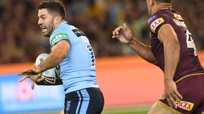 James Tedesco was always just out of reach. (AAP Image/Julian Smith)