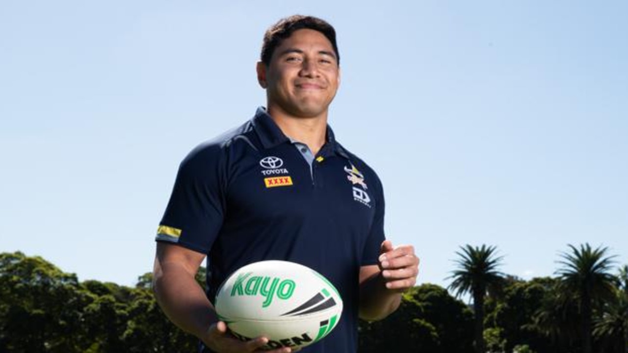 Jason Taumalolo at the Kayo Grassroots announcement.