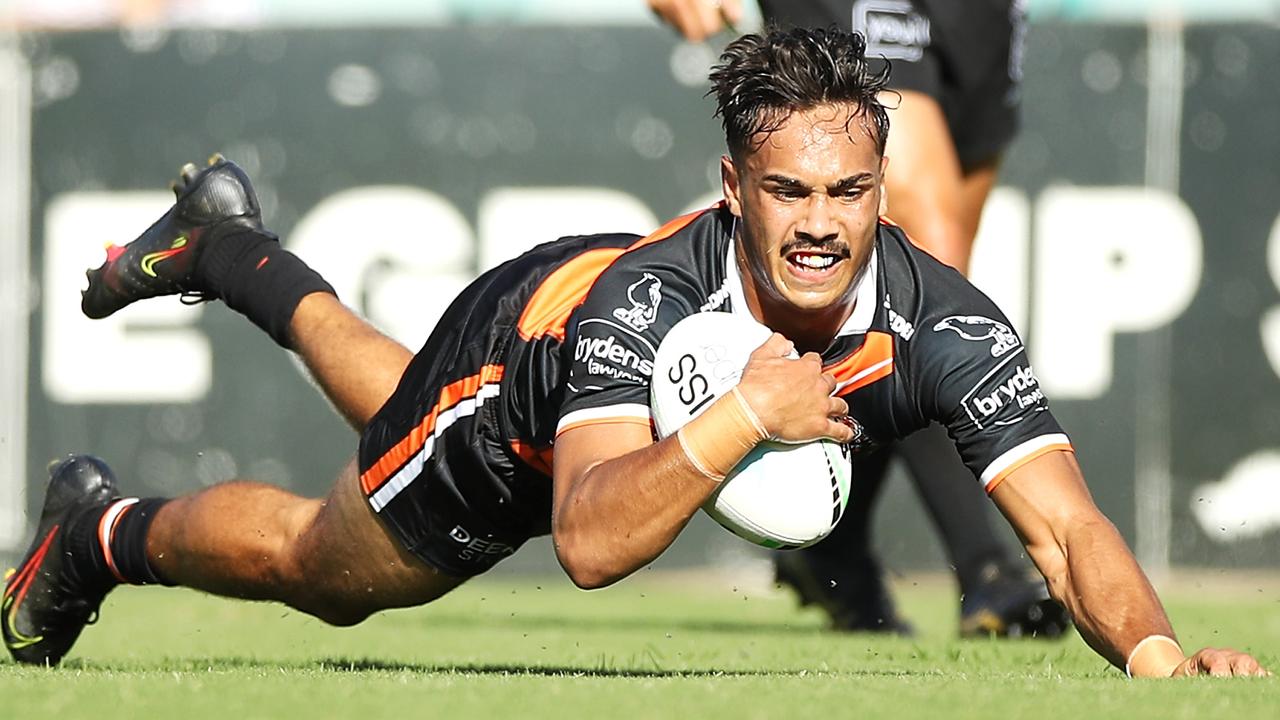 Daine Laurie starred with two tries. (Photo by Mark Kolbe/Getty Images)