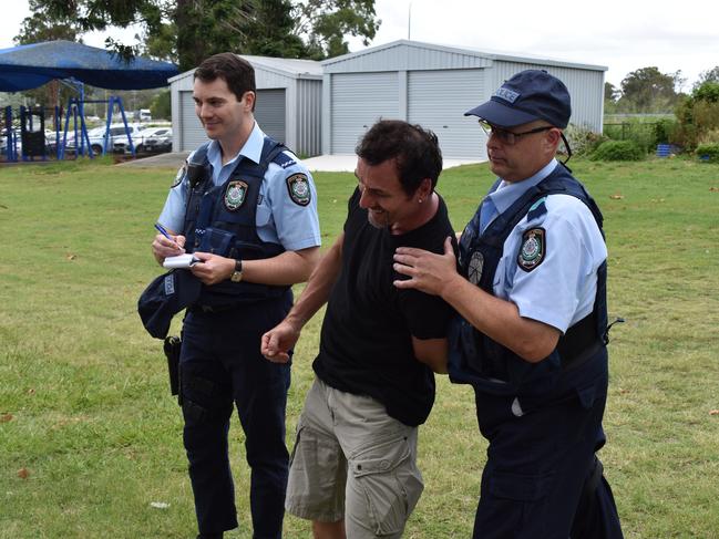 Short film 'Seven Times' being shot at a local school in the Lockyer Valley. Photo: Hugh Suffell.