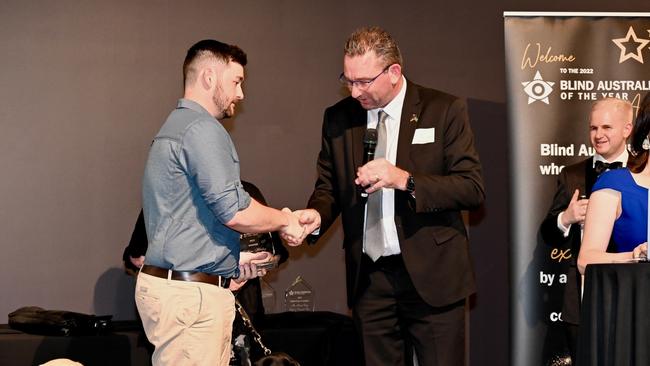 Blind Australian of the Year winner Callum Hooley. Picture: Nicola Bloedel Photography