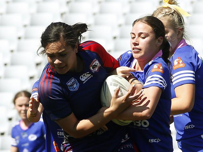 Lupe Vaki during last season’s grand final. Picture: John Appleyard