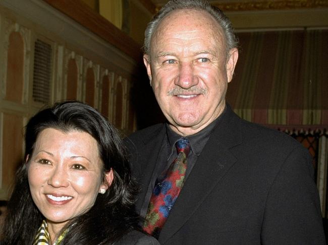 The deaths of actor Gene Hackman (R) and his wife Betsy Arakawa (L) are being investigated by police. Picture: Richard Corkery/NY Daily News Archive via Getty Images