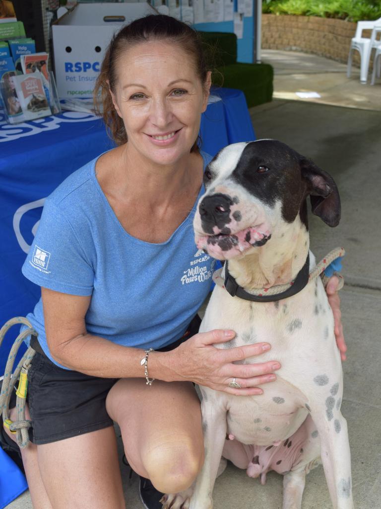 GOOD BOY: RSPCA Noosa's Kitty O'Brien with Duke.