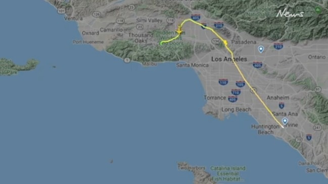 WATCH: Video shows flight path of helicopter before crash that killed Kobe Bryant