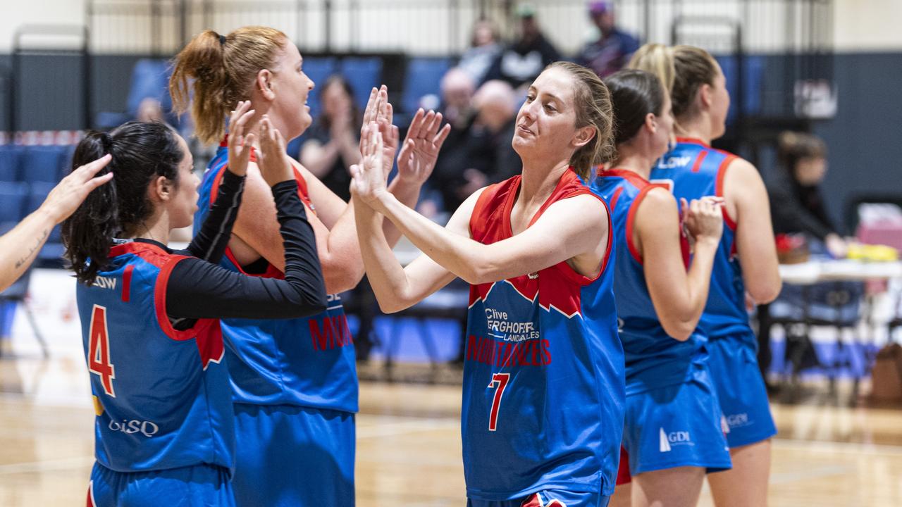 Brittany Hayes takes to the court for the Toowoomba Mountaineers. Picture: Kevin Farmer