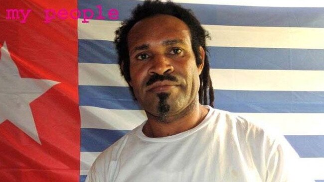 West Papuan National Liberation Army spokesman Sebby Sambom.