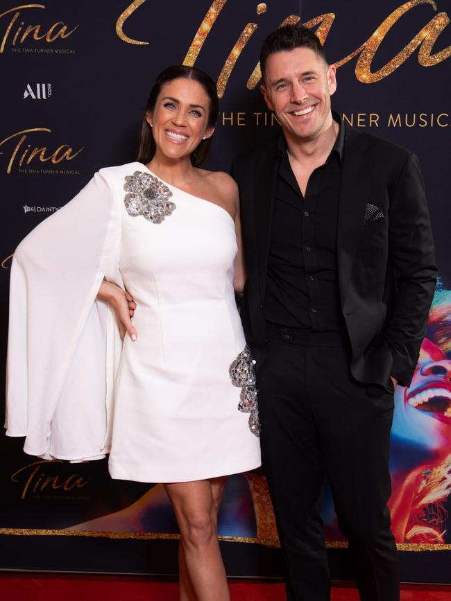 Georgia Love and Lee Elliott were red carpet regulars. Picture: Supplied.