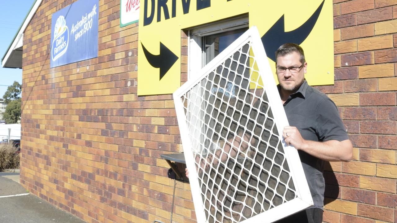 Three girls armed with sledgehammers left Glenvale Convenience Plus owner Adam Sack with a frustrating repair bill after they attempted to smash their way into his store, about 10.30pm on Wednesday night.