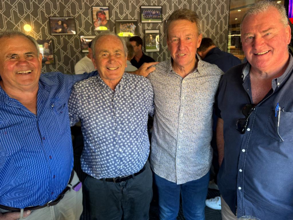Four original NSW Blues – Jim Leis, Alan Thompson, Greg Brentnall and Craig Young.