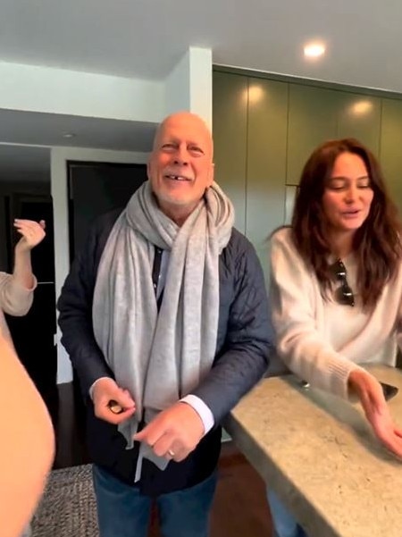 Bruce Willis has been seen on video for the first time since his diagnosis.