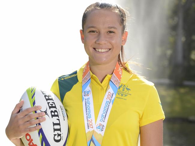 Page McGregor was a member of the Commonwealth Youth Games team which won gold.