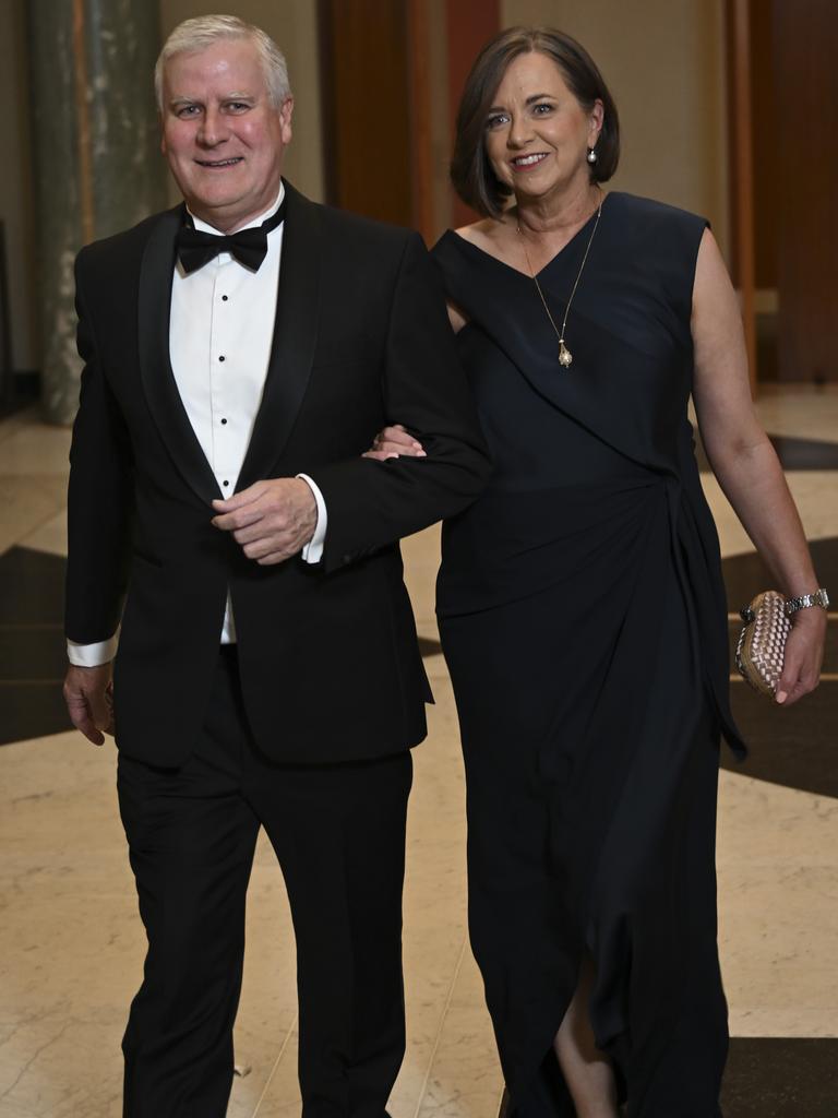 Former Deputy PM Michael McCormack and his wife did the same. Picture: NCA NewsWire / Martin Ollman