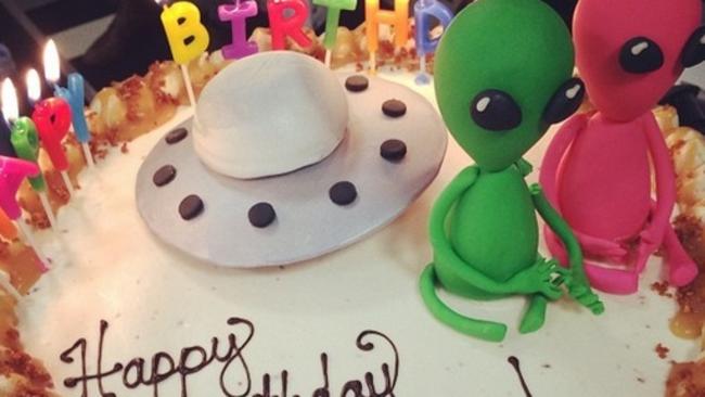 Ferras’ birthday cake. Picture: instagram.com/katyperry