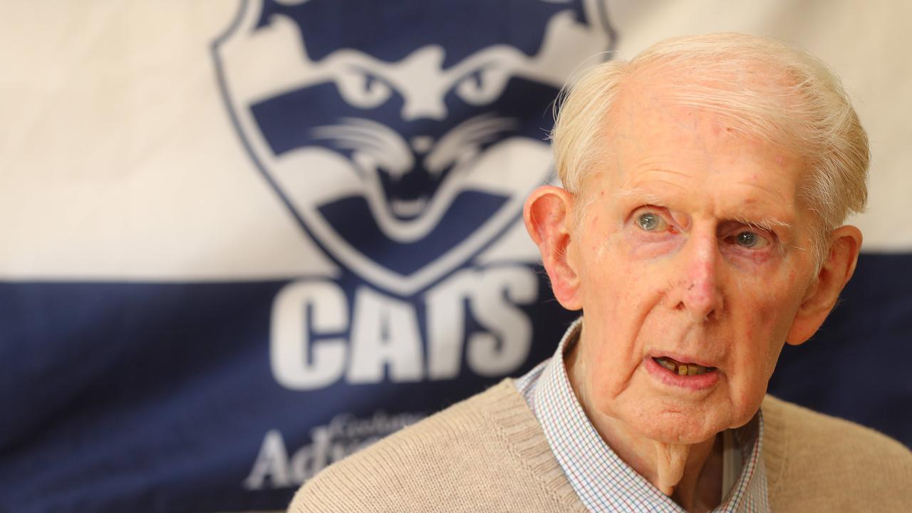 Bill McMaster passed away this week. He was the man responsible for recruiting Gary Ablett Sr to Geelong. Picture: Alison Wynd