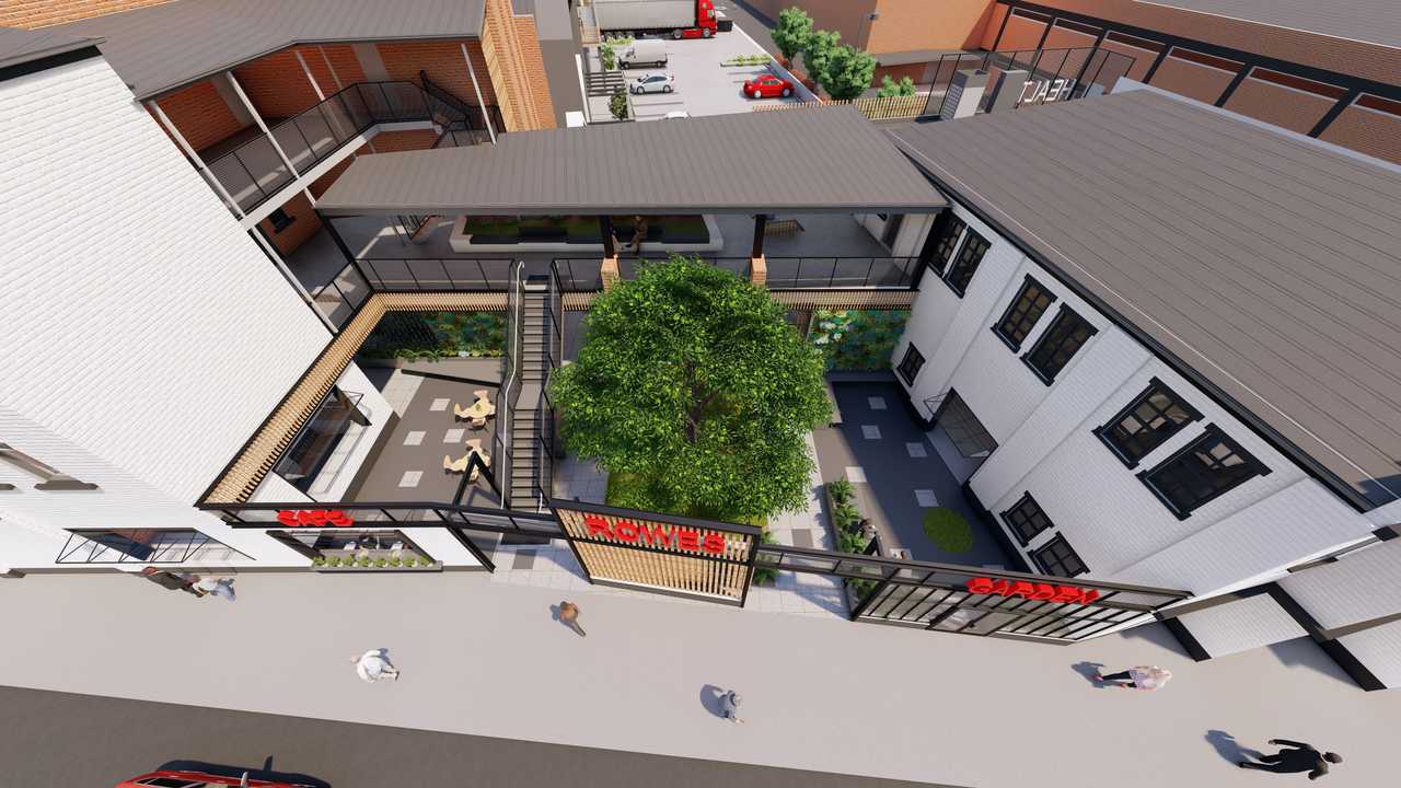 Shots of Rowes redevelopment in the Toowoomba CBD. Picture: Contributed