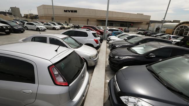 Shoppers say poor car park signage is contributing to unacceptable delays at Chadstone Shopping Centre. Picture: Mark Wilson