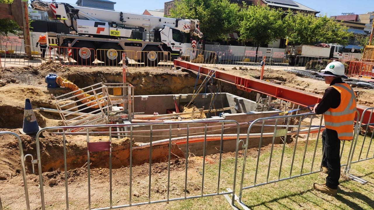 Fury over surprise ‘swimming pool’ sized hole in CBD street