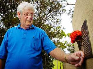 Seeking closure: Arthur ‘Davey’ Crockett is upset the Ballina Shire Council failed to notify him when his wife’s ashes were being placed in the Royal Australian Airforce wall at the East Ballina Cemetery. Picture: Jay Cronan