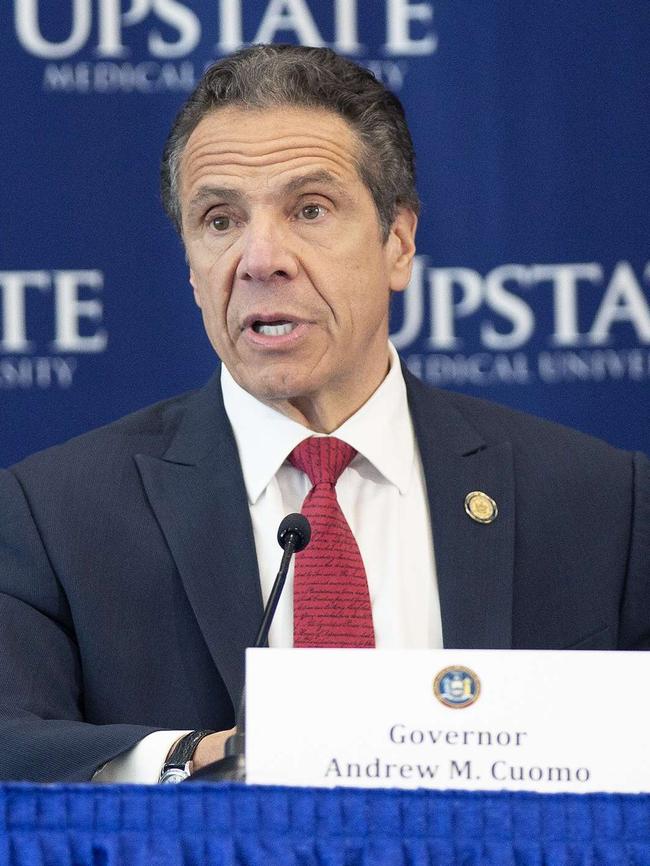 New York State Governor Andrew Cuomo. Picture: Getty