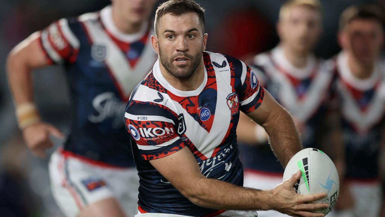 James Tedesco of the Roosters is coming to Toowoomba. (Photo by Ashley Feder/Getty Images)