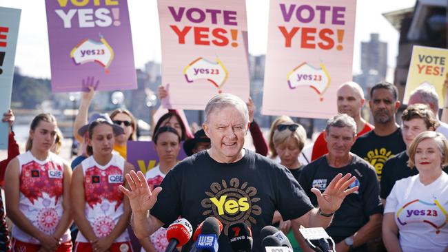 Reports suggest the Yes vote fears its support is slipping in WA. Picture: NCA NewsWire/ Sam Ruttyn