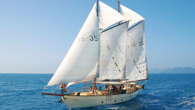 Derwent Hunter, sailing in the Whitsundays. Picture: Supplied