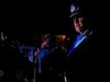 Footage of tense meeting after man shot dead