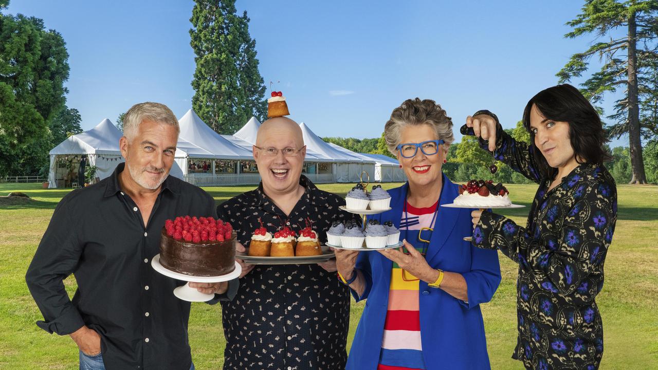 Paul, Matt, Prue and Noel, the faces of the Great British Bake Off.