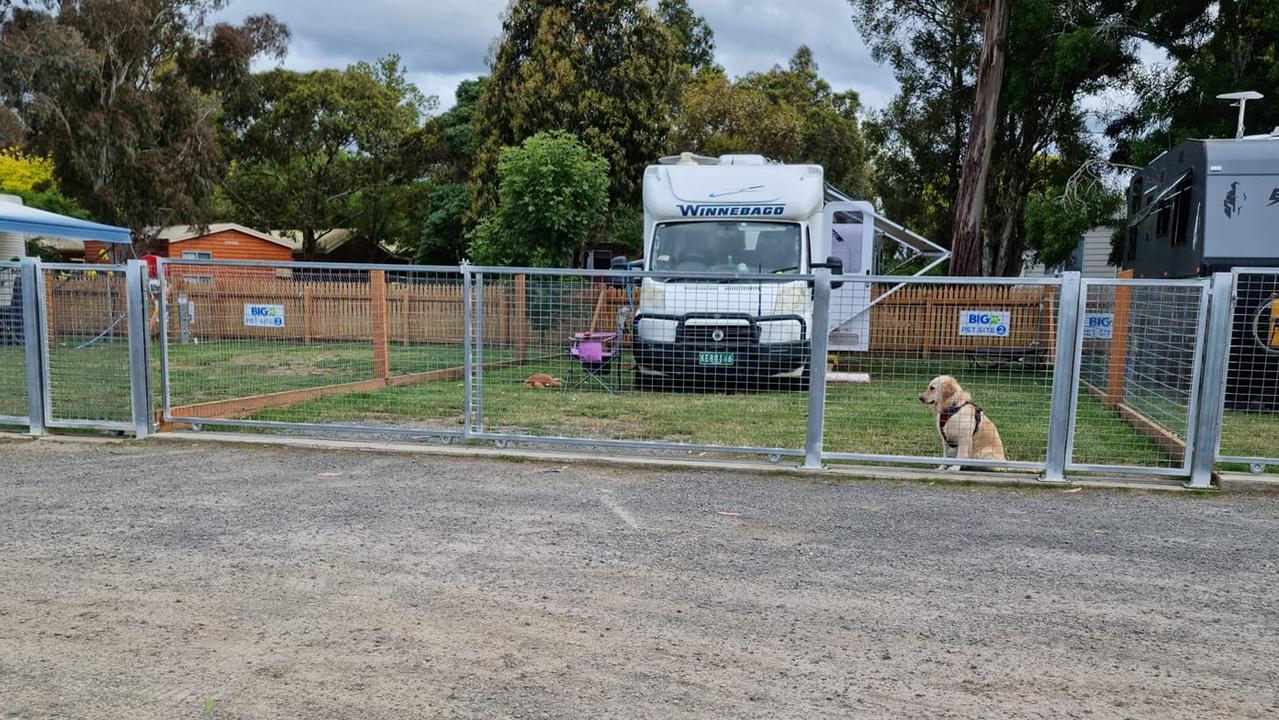 Caravan sales dog pen