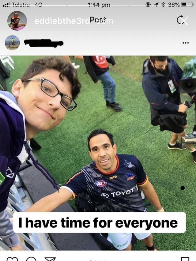 Eddie Betts’ original post.