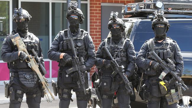 STAR Group officers would be a key part of the police response to any terrorist attack. Picture: Dean Martin