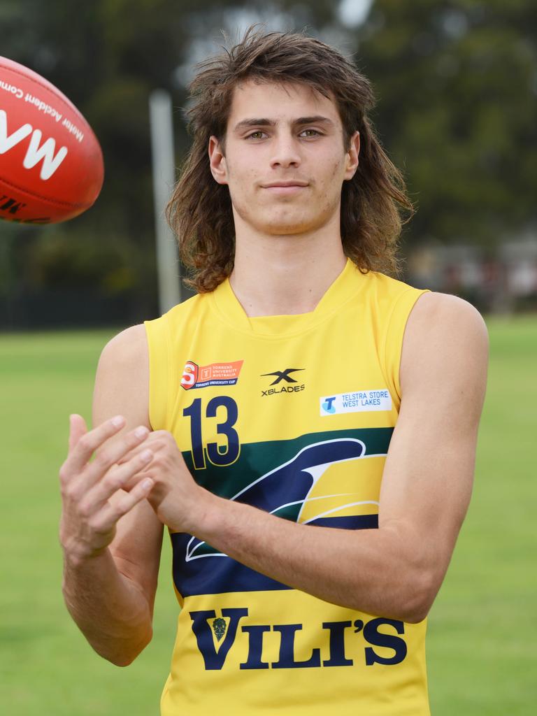 AFL draft prospect Caleb Poulter. Picture: Brenton Edwards