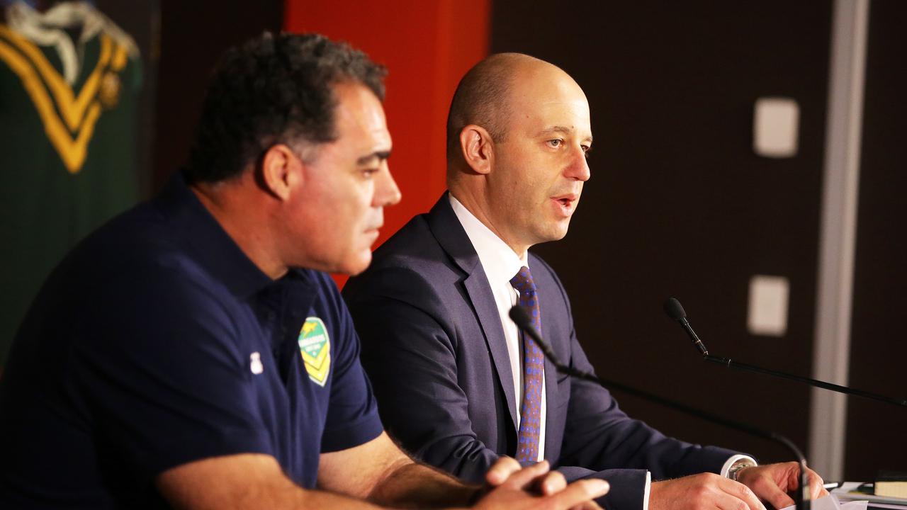 Kangaroos coach Mal Meninga was a big supporter of Todd Greenberg.