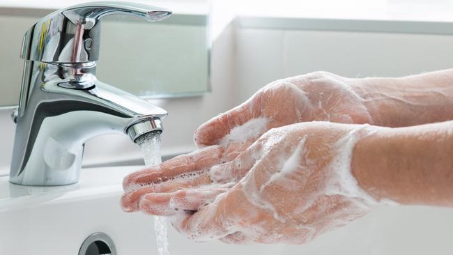 Wash your hands while on a plane.