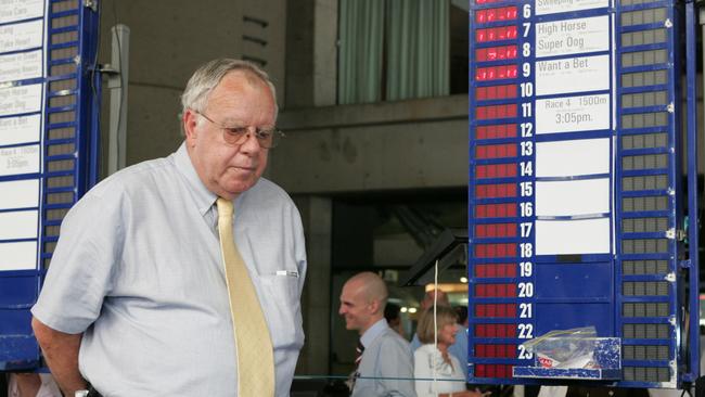 Funeral for bookmaker Col Tidy on Monday.