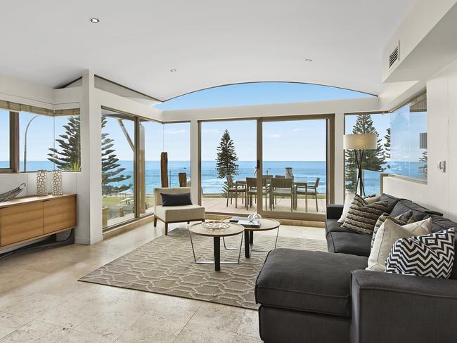 This luxury penthouse at 2/125 North Steyne, Manly, sold this month in the early $3 millions.