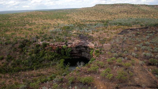 Vast holding: Oomaloo Falls, which form part of the Durack River Station, in Western Australia.