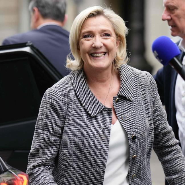 Marine Le Pen’s far-right National Rally performed worse than expected in Sunday’s vote. Picture: Dimitar Dilkoff/AFP