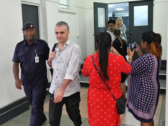 John Nikolic arriving for the hearing at the Suva High Court. Picture: News Corp Australia