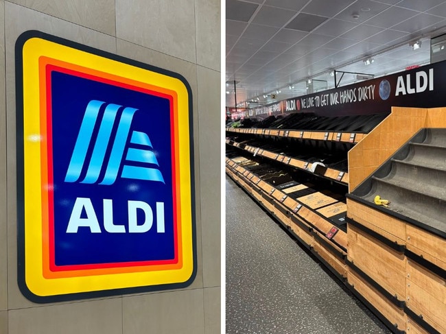 Reason Aldi shelves are bare
