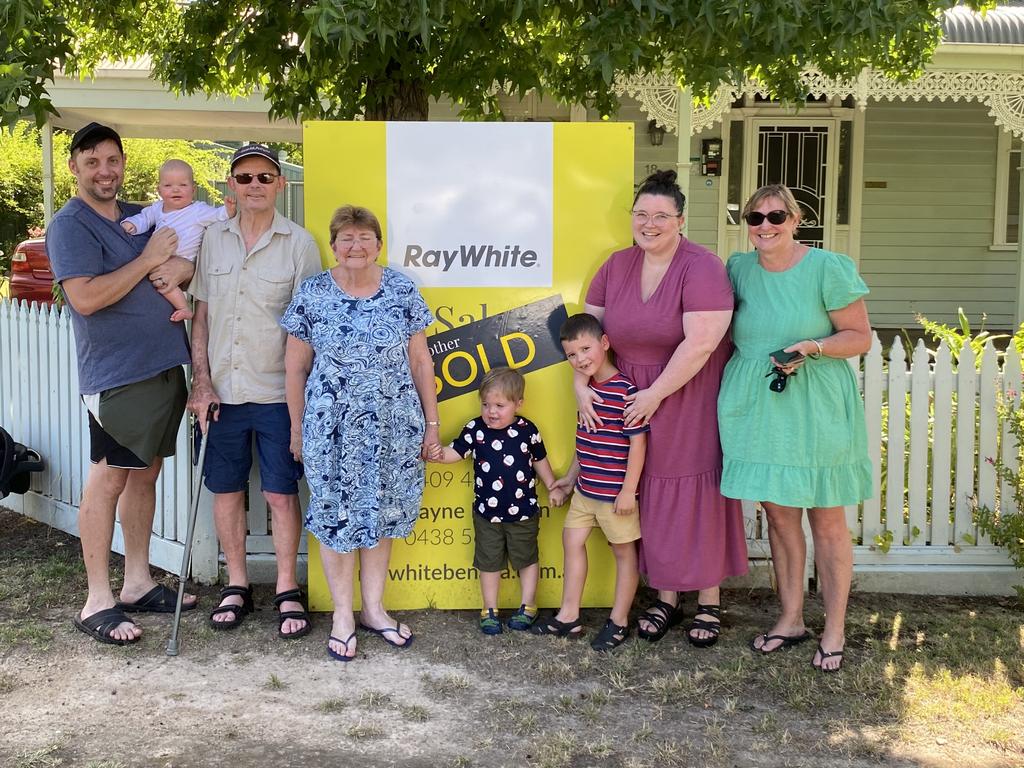 Catherine and Justin James needed financial help to put down a deposit for their first home in rural Victoria. Picture: Supplied by family