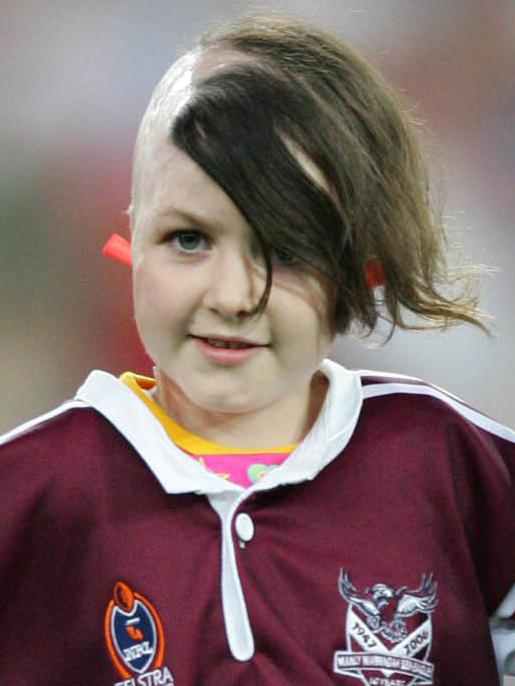 Sophie at the NRL Grand Final in 2006. Picture: AAP