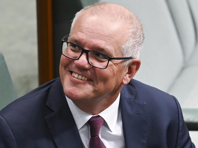 CANBERRA, AUSTRALIA, NewsWire Photos. FEBRUARY 6, 2024: Scott Morrison during Question Time at Parliament House in Canberra. Picture: NCA NewsWire / Martin Ollman