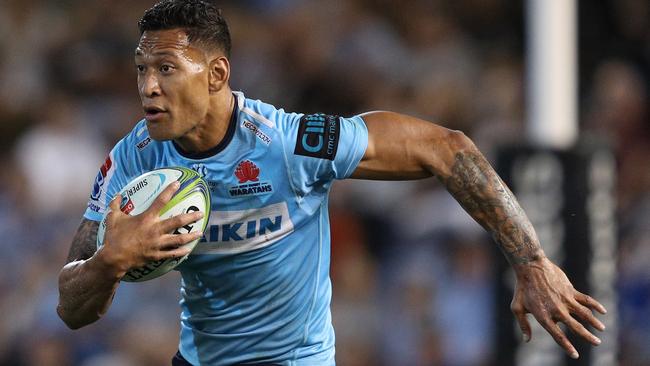 The Israel Folau saga had a massive impact on the Waratahs. Picture: AAP Image/Paul Barkley