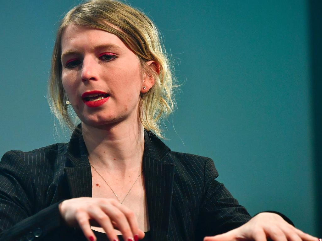 Former US soldier Chelsea Manning speaks at the digital media convention "re:publica" in Berlin. Picture: AFP