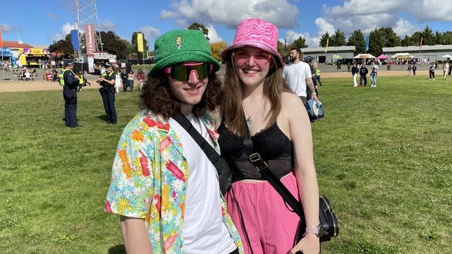 Phil and Eden made the 90 minute trip from Ballan to attend the festival.