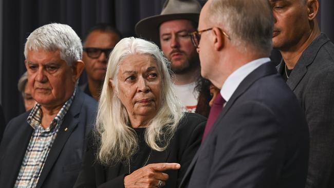 Marcia Langton and members of the Referendum Working Group. Picture: NCA NewsWire / Martin Ollman